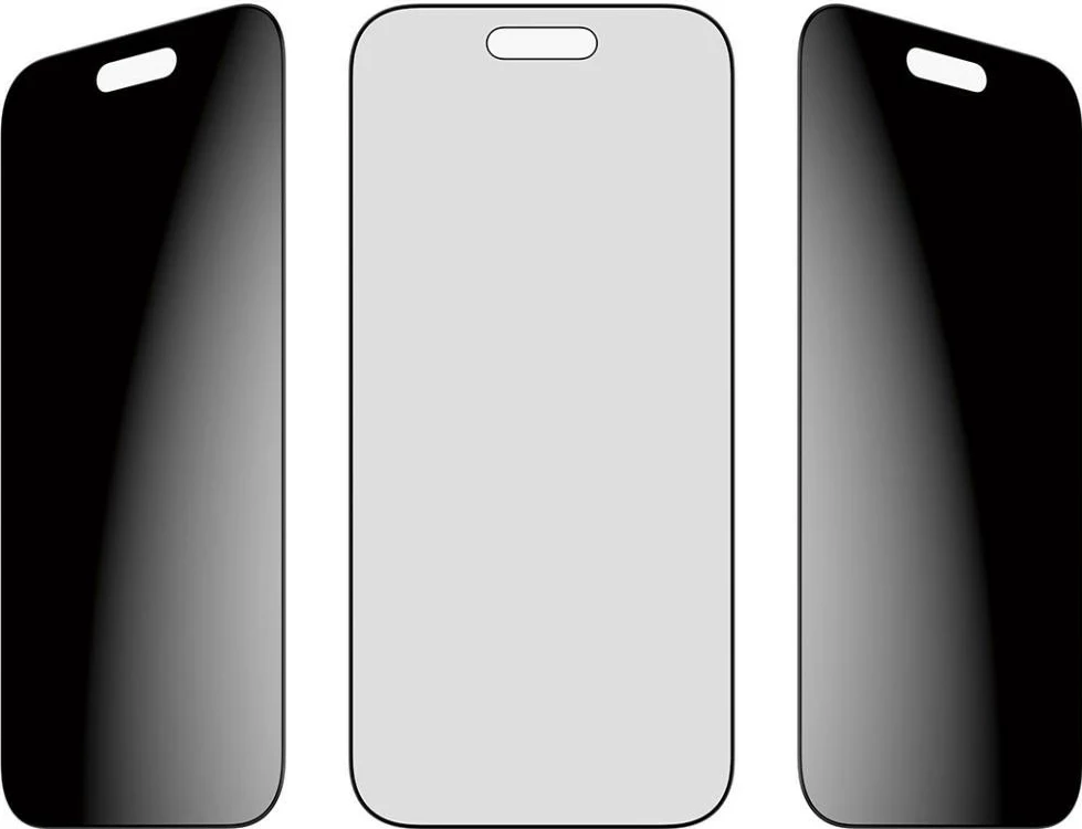 Ovitek za telefon PanzerGlass Ultra-Wide Fit Fastfit za iPhone 17 Air, privacy glass, črn