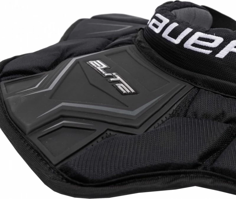 Mrežna zaščita vratu za vratarje Bauer za moške, črna