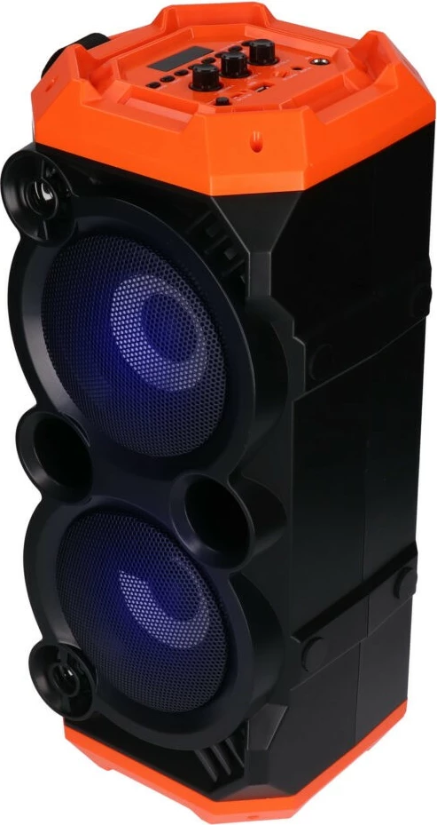 Prenosen zvočnik PRIME3 APS31 z Bluetooth in karaokе, 100 W, črno/oranžen
