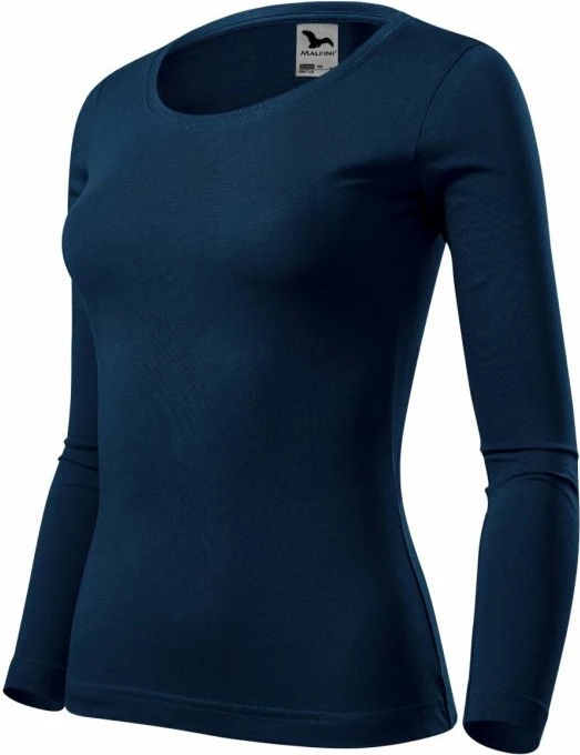 Bluza z dolgimi rokavi, Malfini, modra