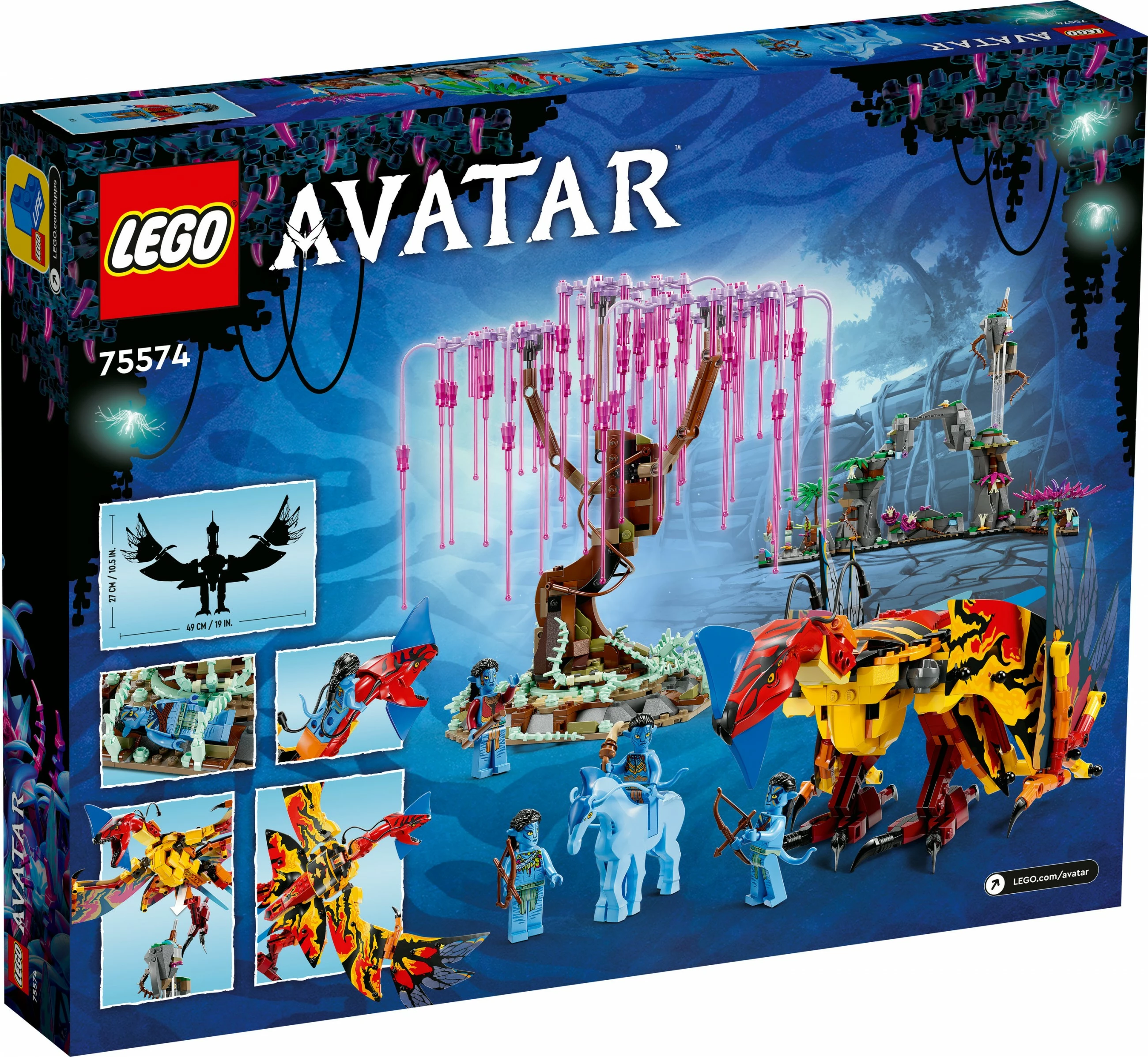Set za gradnjo Avatar Toruk Makto in Drevo duš, LEGO, 1212 kosov, plastika, večbarven