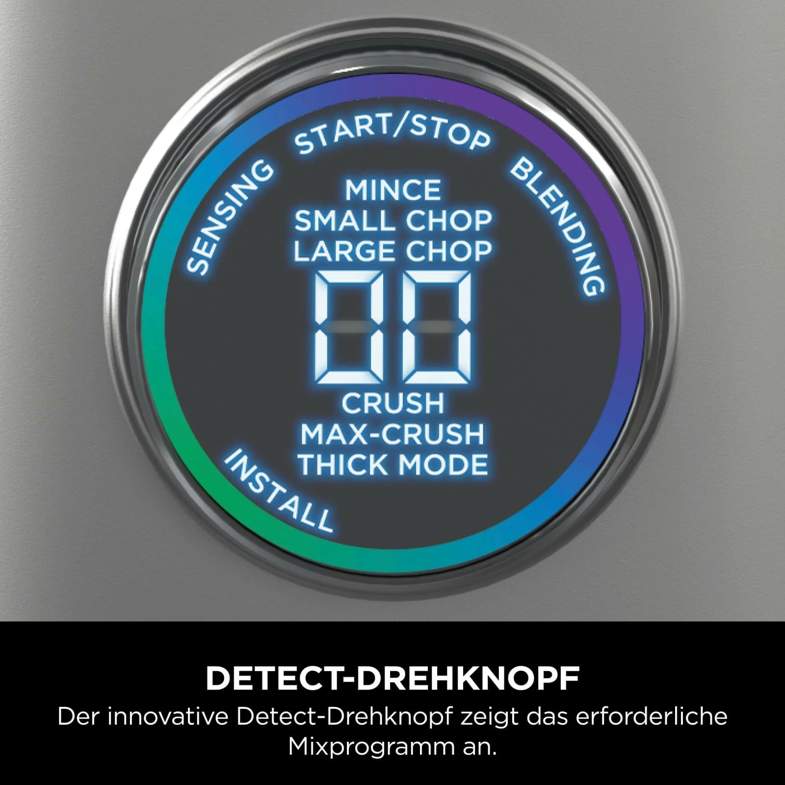 Blender za mizo Detect Power Mixer Pro, 2,1 L, 1200 W, črn/šiljast