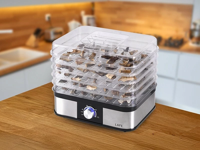 Sušilnik hrane Lafe NutriDry, 5 pladnjev, plastika, srebrn