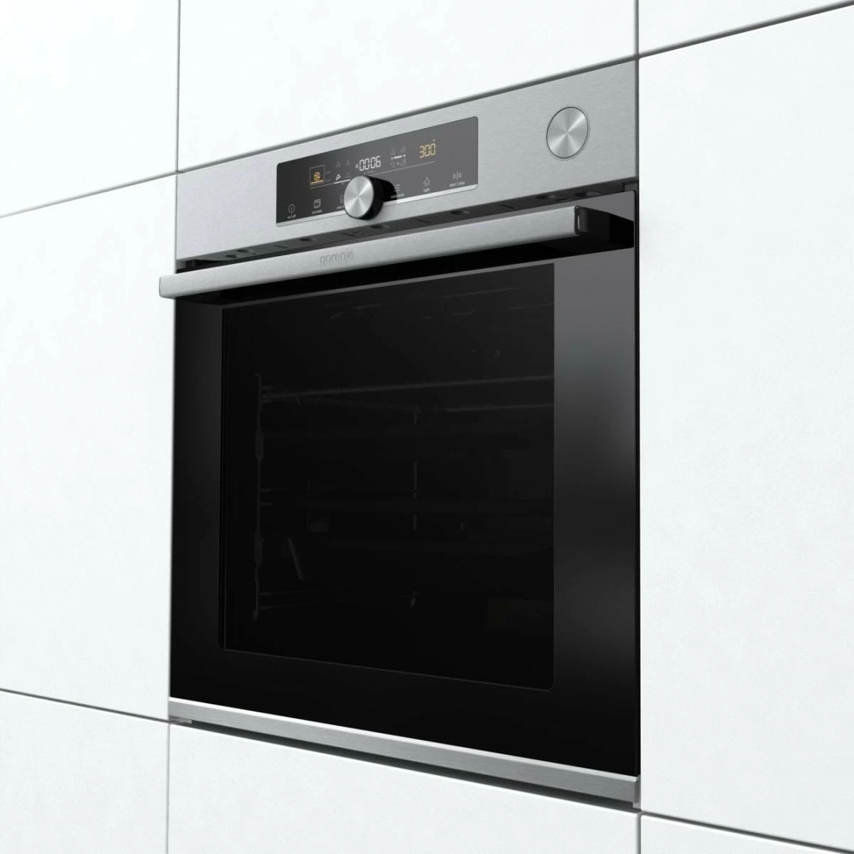 Pečica Gorenje BSA6747A04X, 77 L, inox, A+