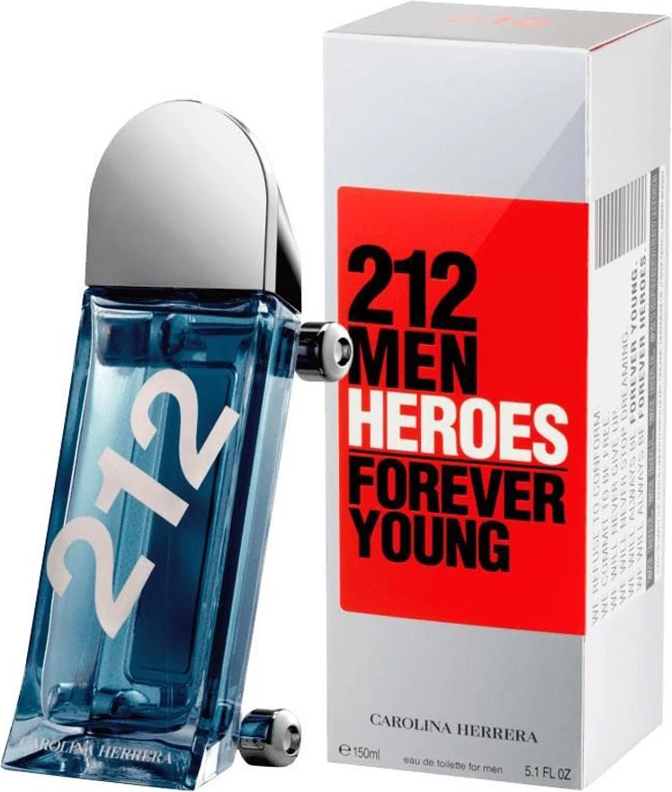 Eau de Toilette za moške 212 Heroes Forever Young Carolina Herrera, 150 ml