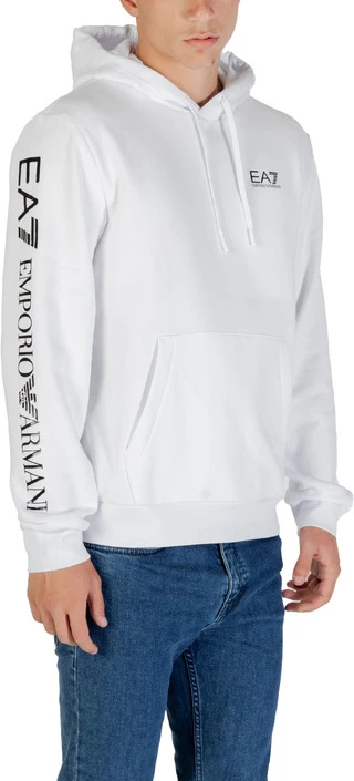 Duks z kapuco, Ea7, bel — za moške