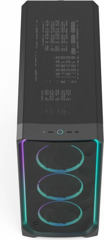 Računalniško ohišje Fractal Design Meshify 3 XL Ambience Pro RGB BlackTG Light Tint, Tower, črno