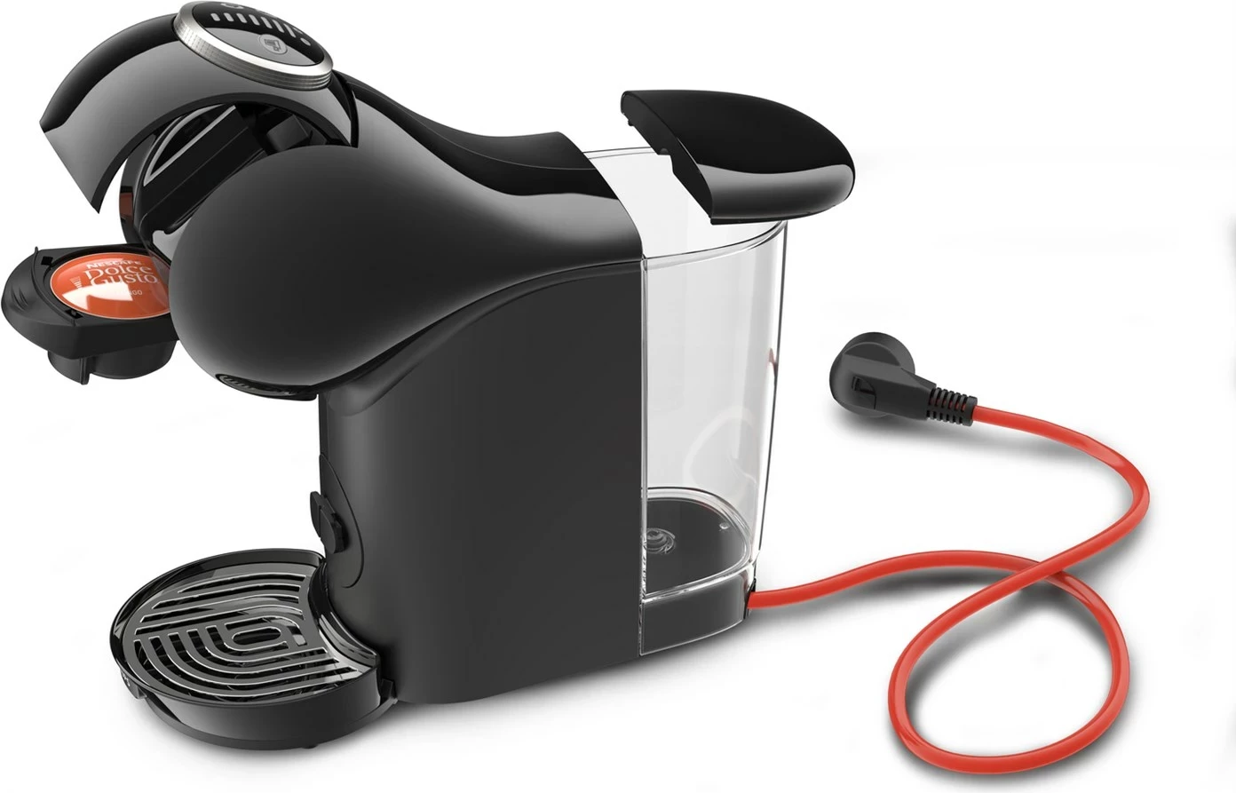 Kavni aparat Krups Genio 2 KP3408, polavtomatski, 0,8 L, črn