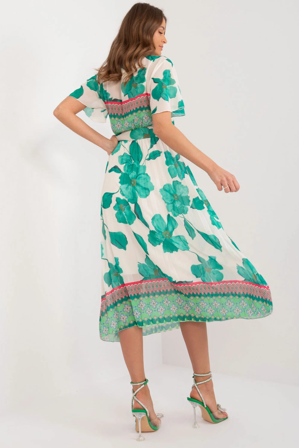 Obleka Italy Moda 196595, zelena