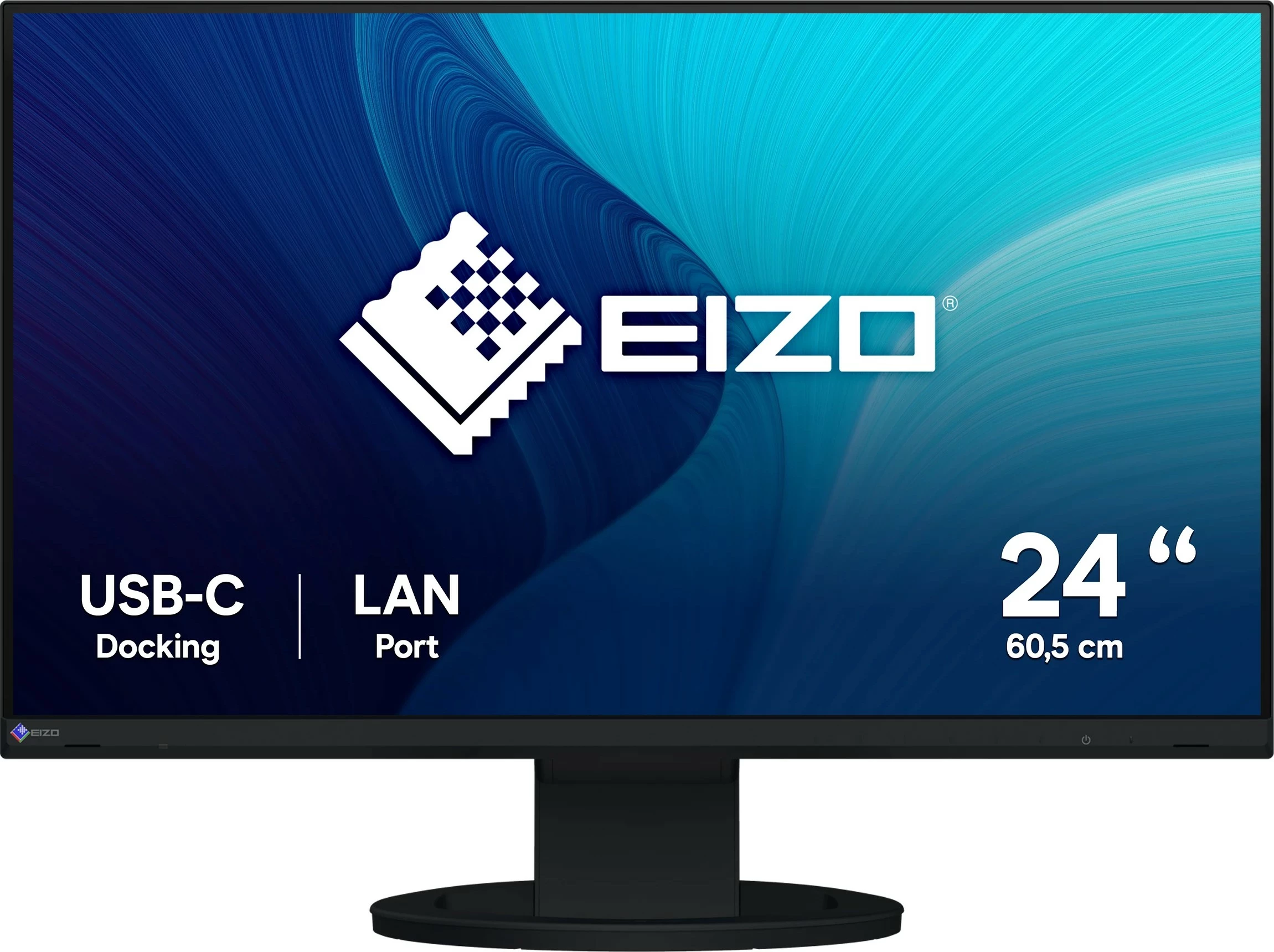 23,8" Full HD LED monitor, EIZO FlexScan EV2490-BK, črn