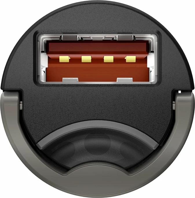 Avtomobilski polnilec Baseus Tiny Star Mini, 30 W, USB-A, Quick Charge 3.0, siv