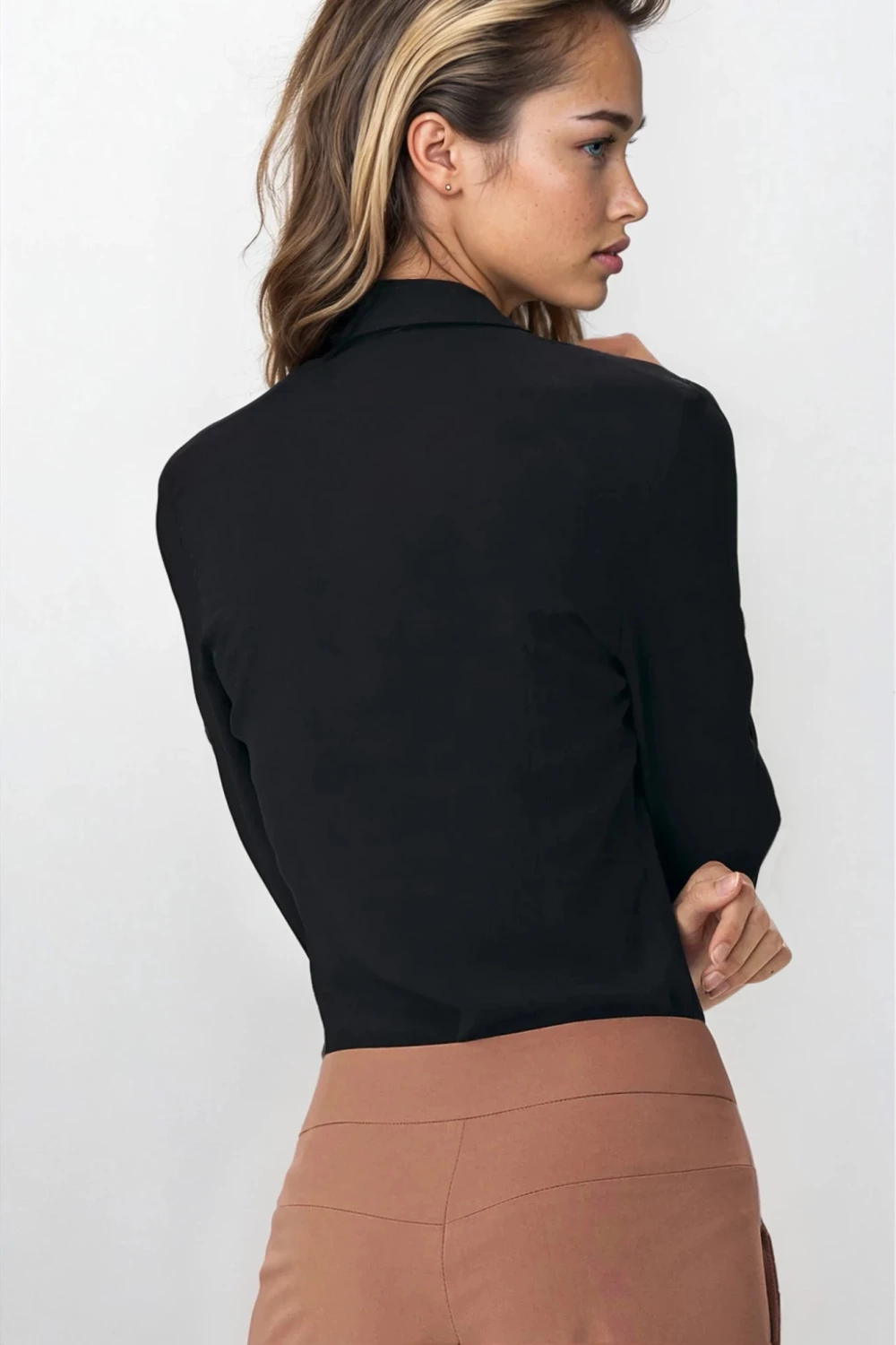 Ženski body Nife 216914, črn