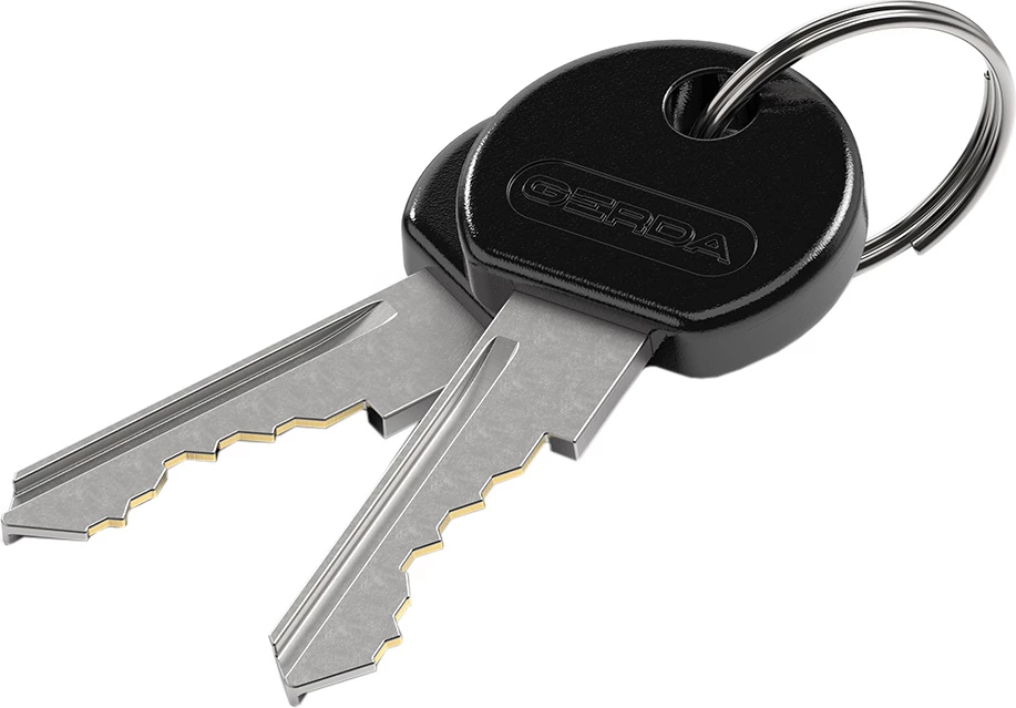 Kabelska ključavnica za kolo Dry Gerda, črna