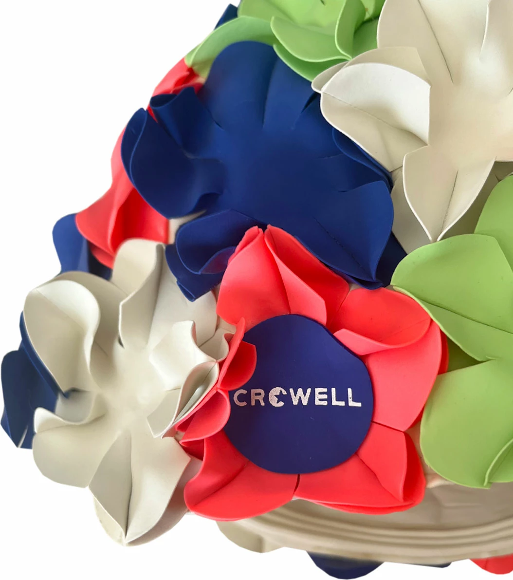 Plavalna kapa Crowell, unisex, večbarvna Plavalna kapa Crowell, unisex, večbarvna