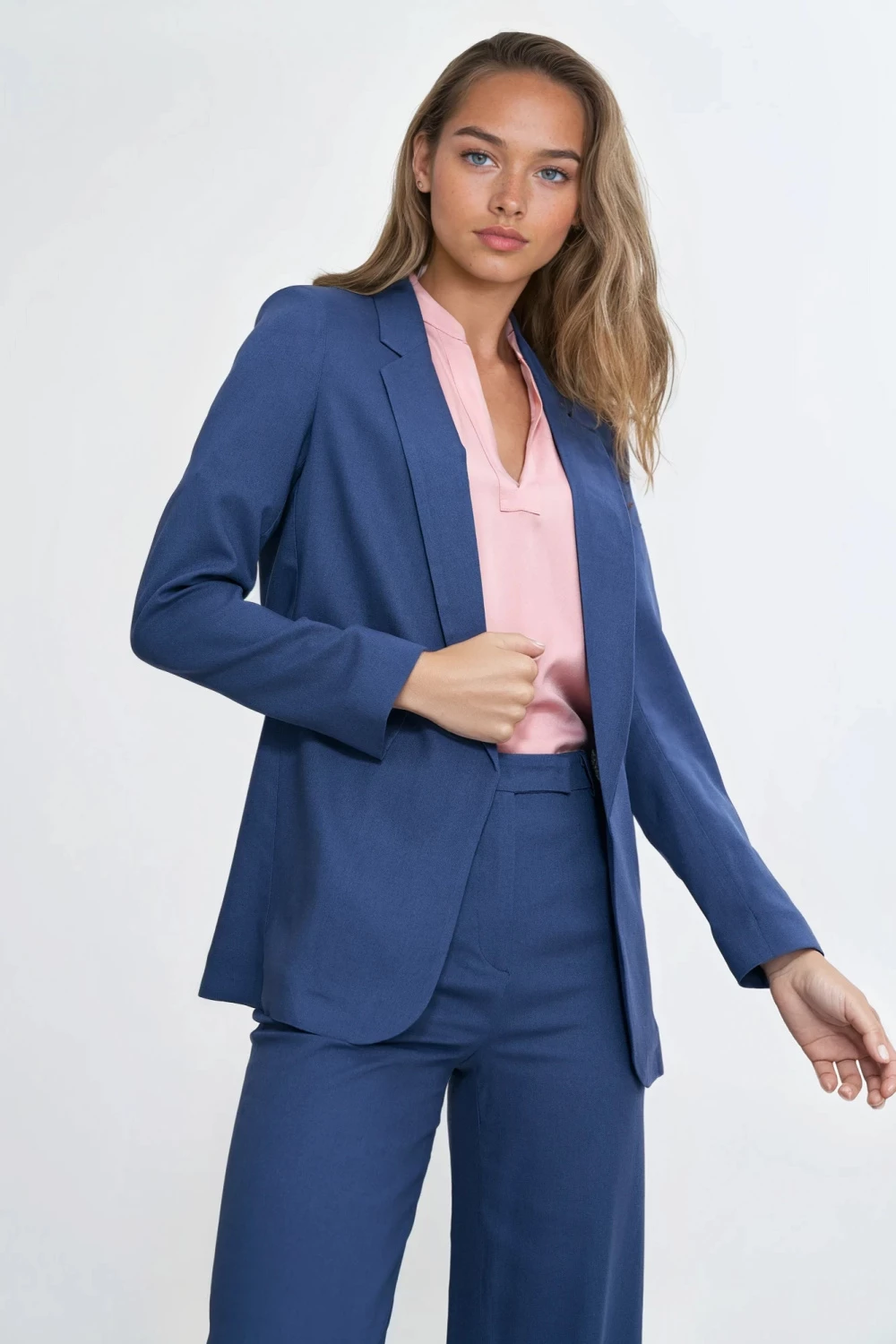 Elegantna jakna Nife 211792, modra