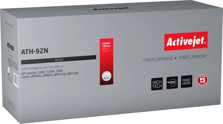 Zamenjavni toner 3100 strani, črn Activejet ATH-92N za tiskalnike HP