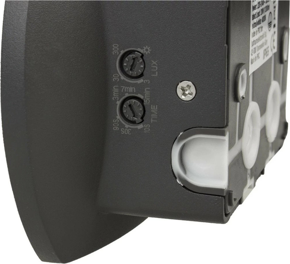 Stenska LED svetilka Maclean MCE366, 20 W 1600 lm IP65 4000K, siva