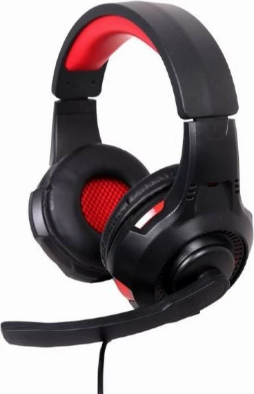 Slušalke 5.1 za gaming Gembird GHS-U-5.1-01 z mikrofonom, USB, črno/rdeče