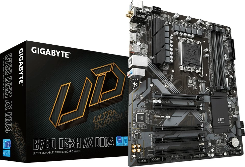 Plošča ameska Gigabyte B760 DS3H AX DDR4