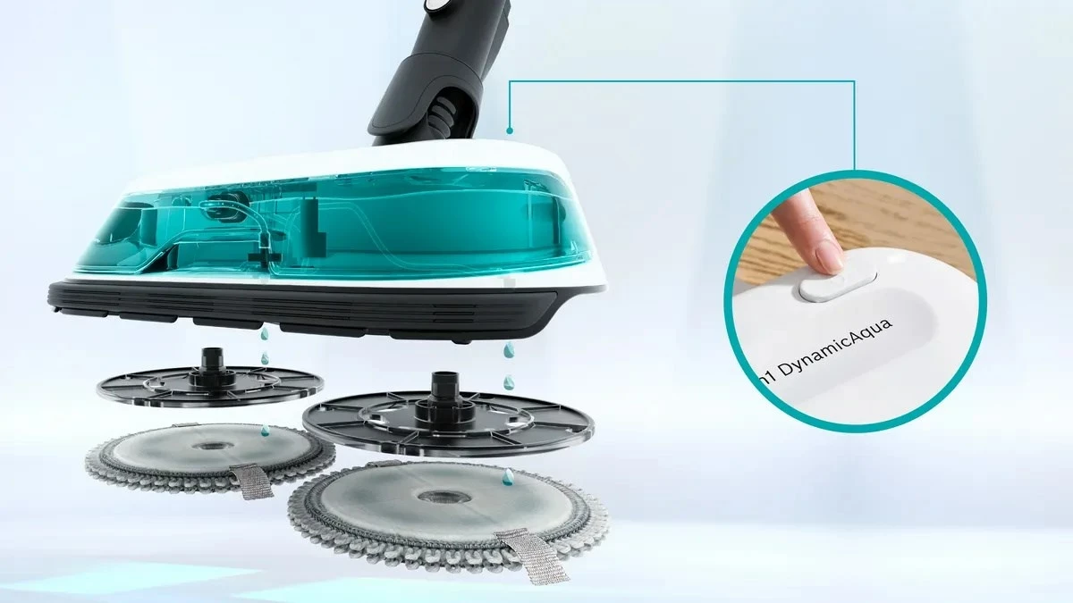 Brezžična sesalna naprava 2-v-1 ProHygienic Aqua BOSCH Unlimited 7, bela Brezžična sesalna naprava 2-v-1 ProHygienic Aqua BOSCH Unlimited 7, bela