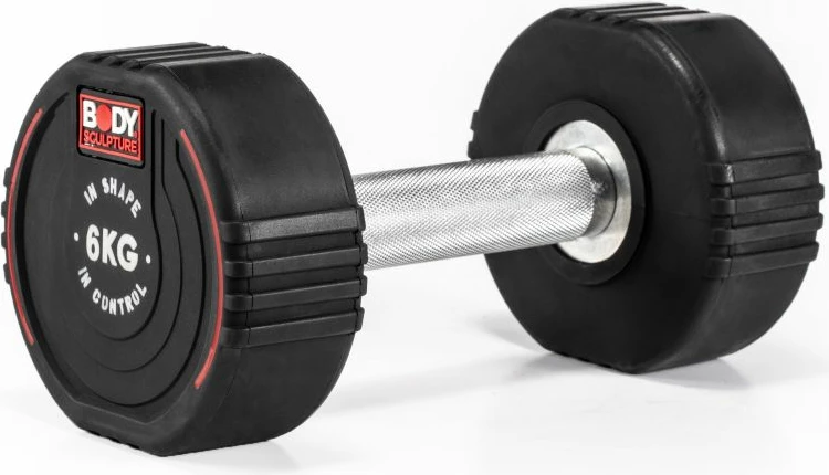 Dumbbell 6 kg Body Sculpture TPU BW 133, pet (5)
