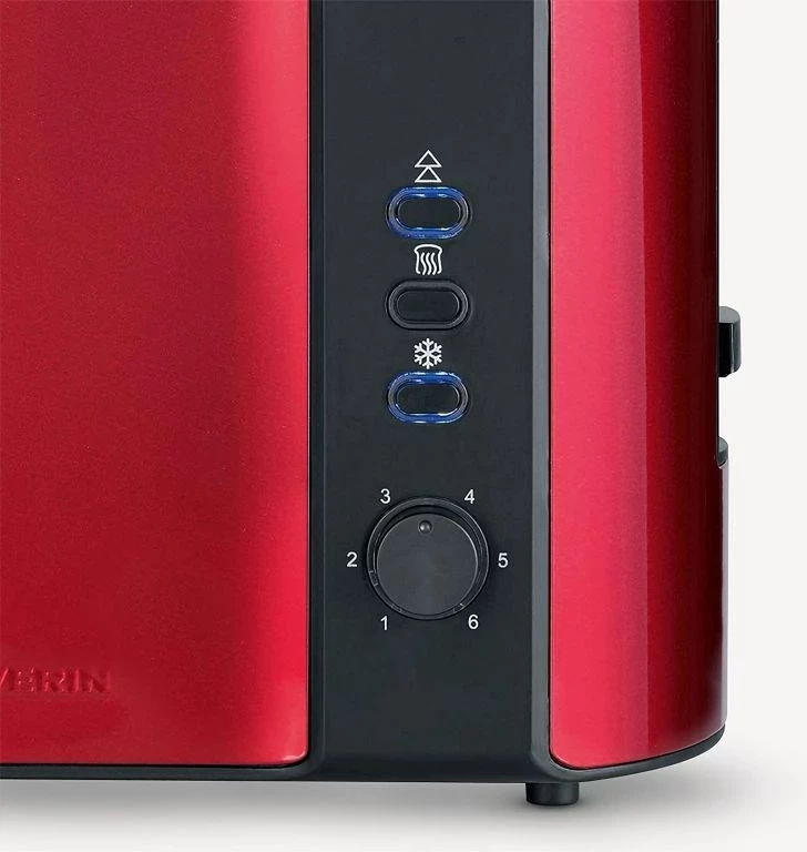 Tostier, SEVERIN AT 2217, 2 rezini, 800 W, inox, rdeč Tostier, SEVERIN AT 2217, 2 rezini, 800 W, inox, rdeč