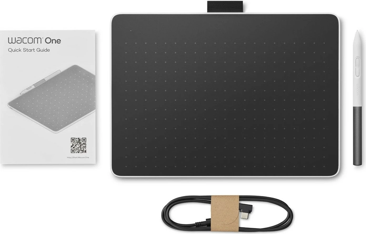 Grafična tablica Wacom One M, USB, 216 x 135 mm, črna, bela