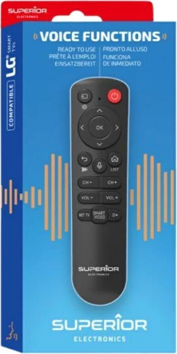 Univerzalni Bluetooth daljinski upravljalnik za LG, Superior Electronics SUPTBB001, črn