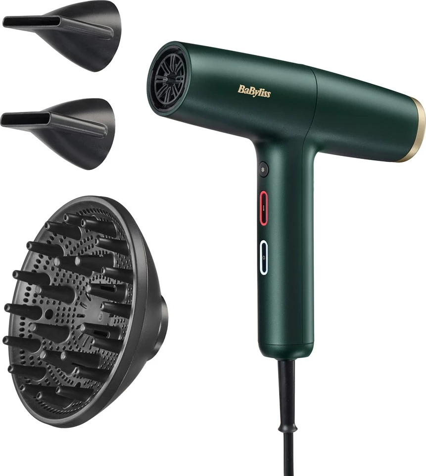 Sušilec za lase BaByliss Air Power Pro D6555DE, 1700 W, zelen
