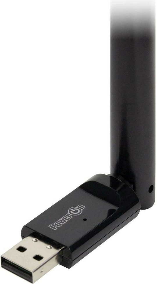 Wi‑Fi adapter Inter-Tech DMG-19, USB, 650 Mbit/s, črn