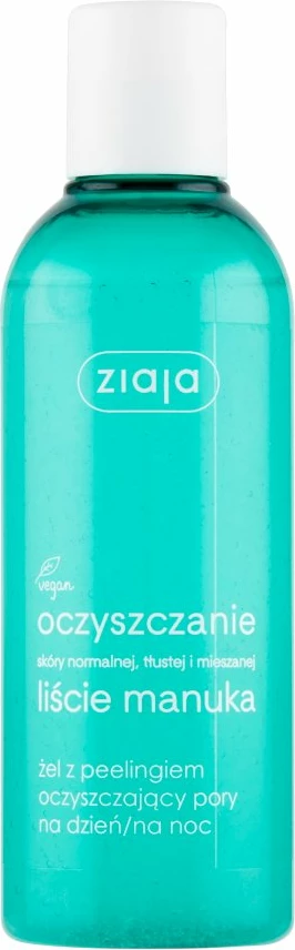 Piling gel za čiščenje obraza Ziaja Manuka Leaves, za ženske, 200 ml