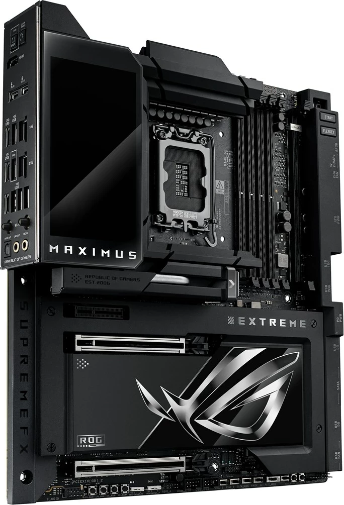 Matična plošča ASUS ROG MAXIMUS Z890 EXTREME, vtičnica LGA 1851, črna Matična plošča ASUS ROG MAXIMUS Z890 EXTREME, vtičnica LGA 1851, črna