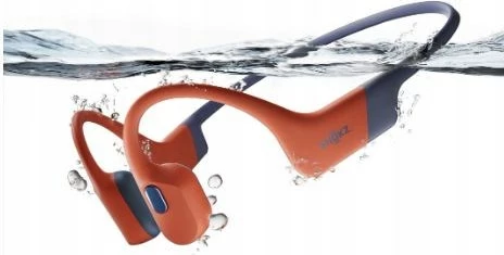 Slušalke s kostnim prevajanjem brezžične SHOKZ OpenSwim Pro, Bluetooth 5.2, rdeče