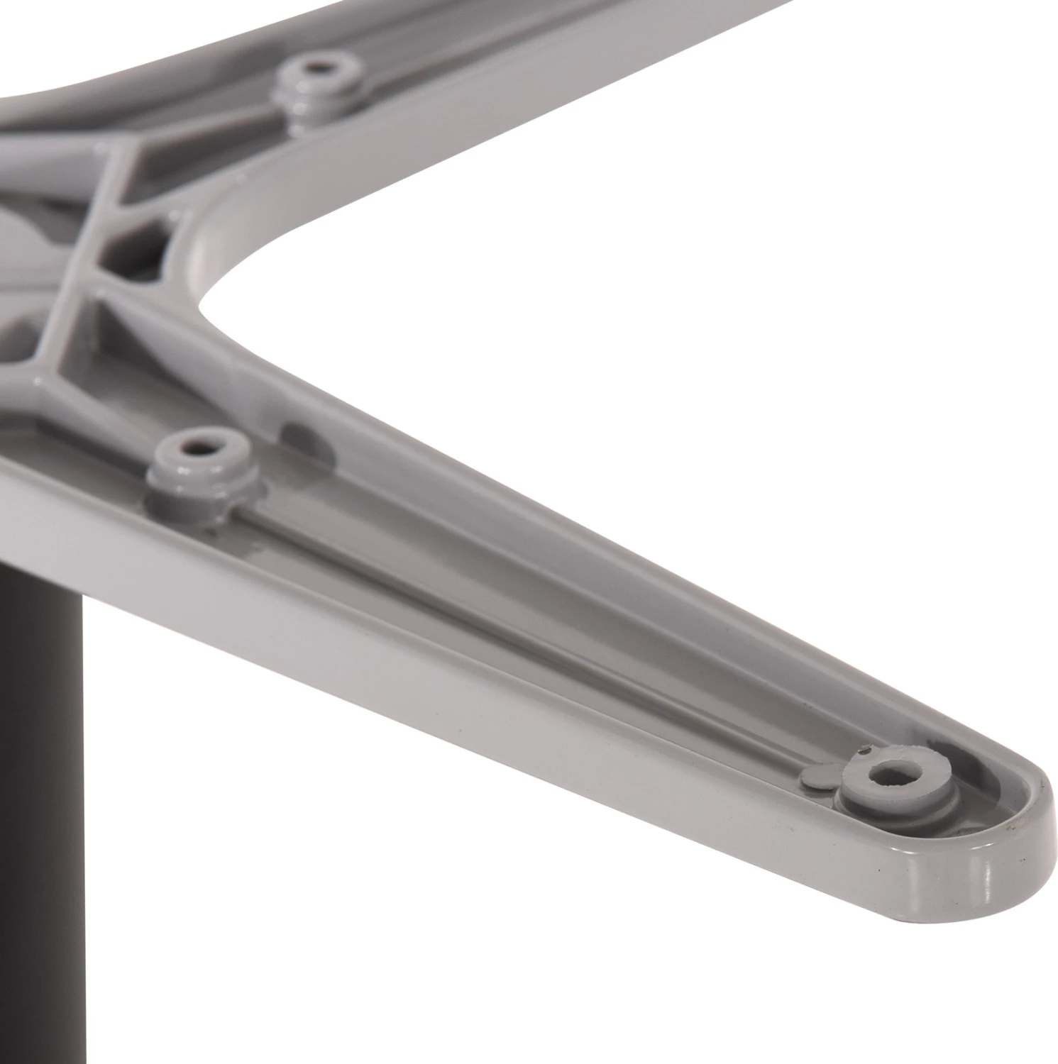 Osnova za mizo FH475.01 aluminij mat črna-48x48cm križ 45Χ45Χ72Hcm