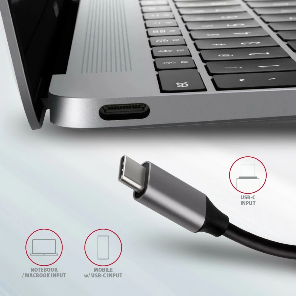 Multifunkcionalen hub 6‑v‑1 AXAGON HMC-6M2, USB-C 3.2 Gen 1, režo M.2 SATA, HDMI, GLAN, 2x USB-A, PD 100W, siva