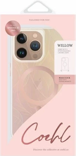 Zaščitni ovitek UNIQ Coehl Willow z magnetom za iPhone 16 Pro, iridescent