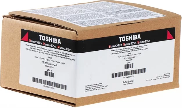 Toner kartuša 3000 strani, magenta Toshiba T-305PM-R 6B000000750