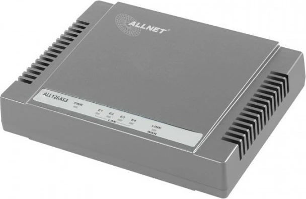 VDSL2 usmerjevalnik ALLNET ALL126AS3, 100 Mbps, 4 LAN porta, 2 modem porta, CE