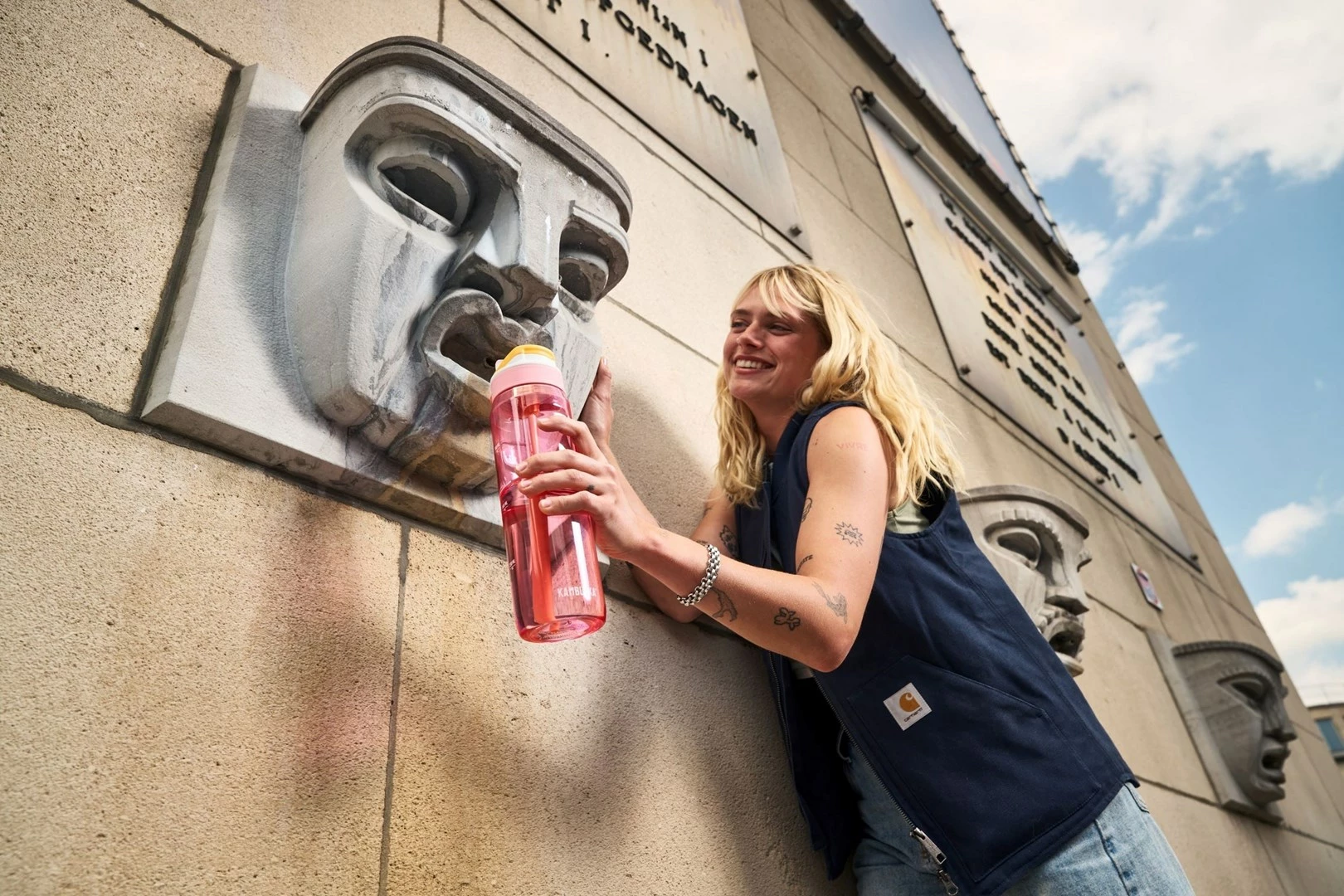 Bokal za vodo Kambukka Lagoon 1000 ml, Sunny Melon