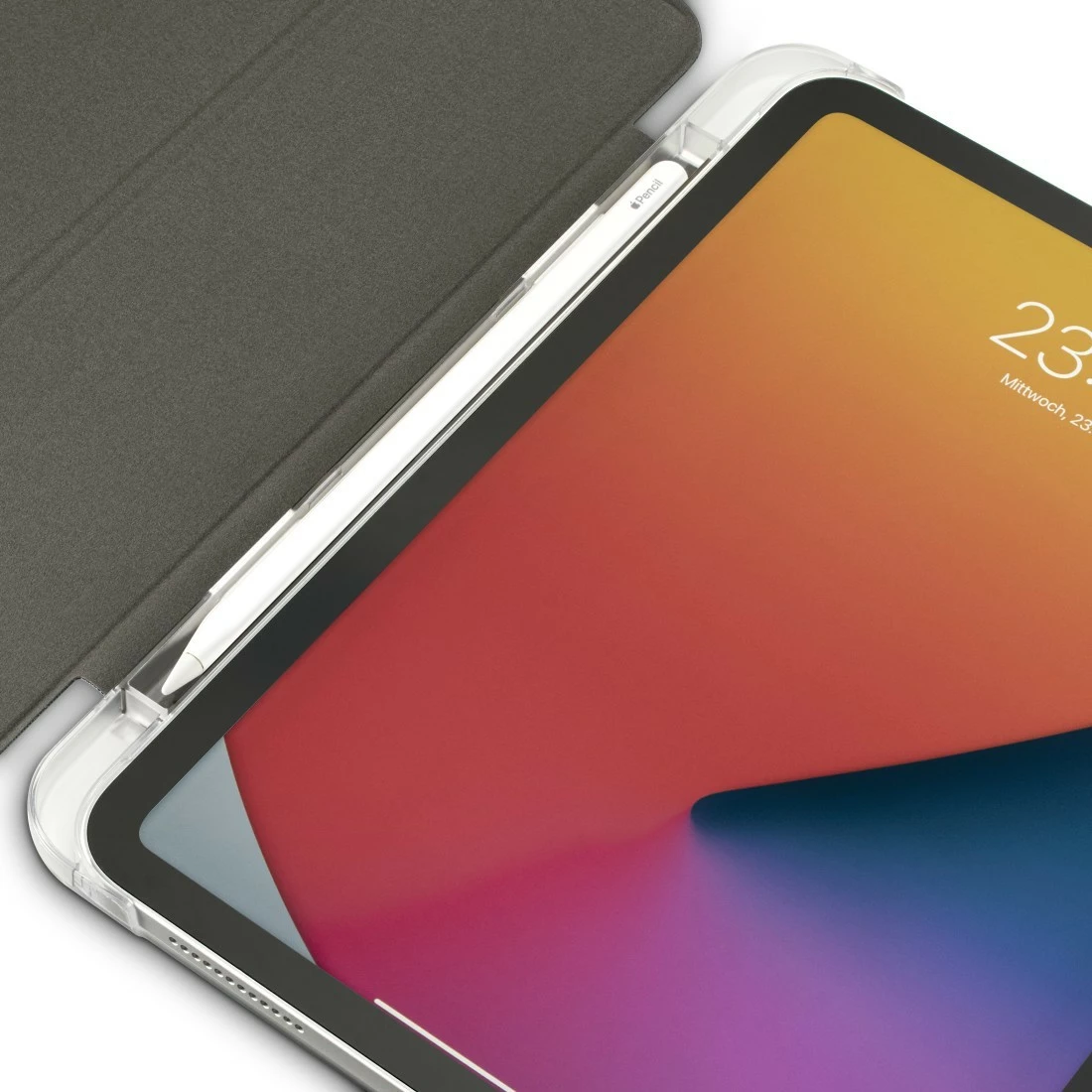 Prozoren zložljiv ovitek Hama za iPad 10,9" (2022), črn