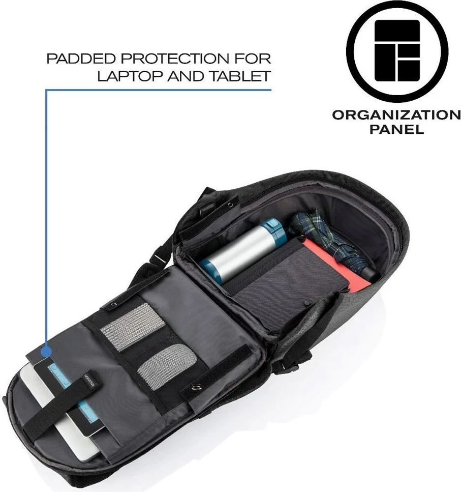 Nahrbtnik za prenosnik XD Design Bobby, črn