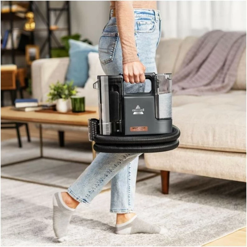 Prenosni brezžični čistilec madežev Bissell SpotClean 3681N, črn