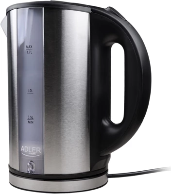 Električni grelnik vode Adler AD 1216, 1,7 L, 1850–2200 W, inox