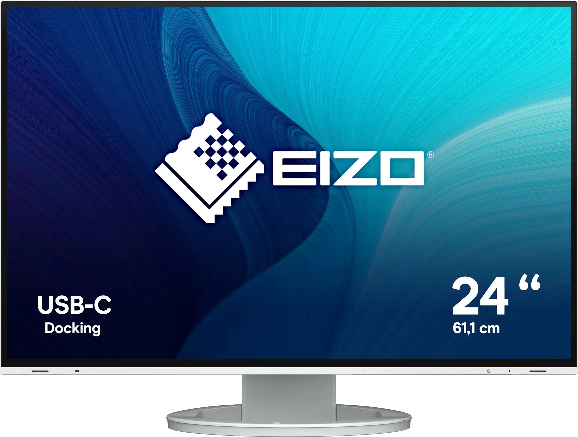 24,1-palčni WUXGA zaslon z USB-C, Eizo FlexScan EV2485-WT, bel