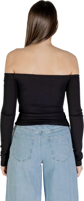 Pletenina za ženske Tommy Hilfiger Jeans, črna