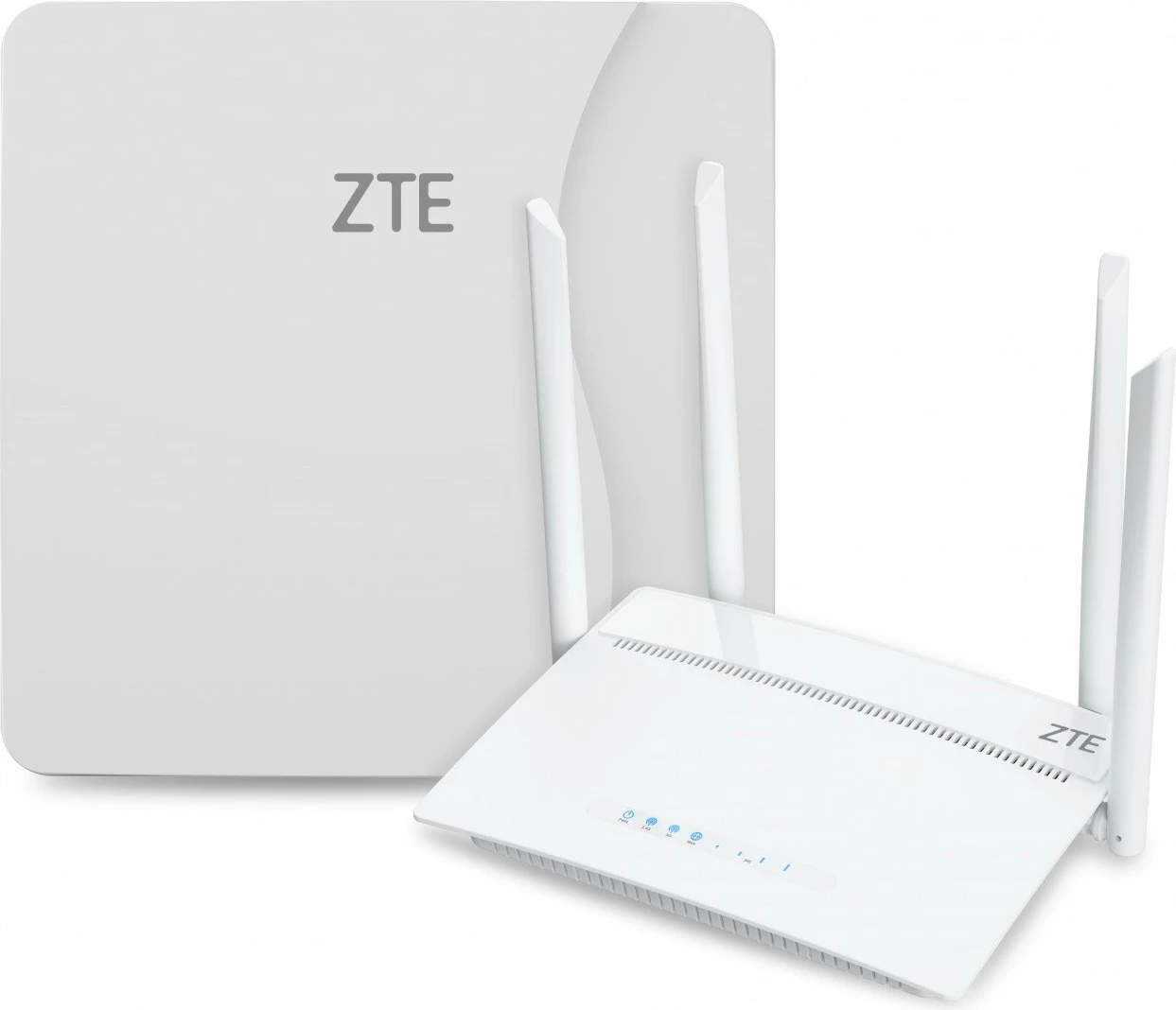 Usmerjevalnik WiFi6 z 4 antenami, bel, komplet ODU & IDU, ZTE MF258 PRO
