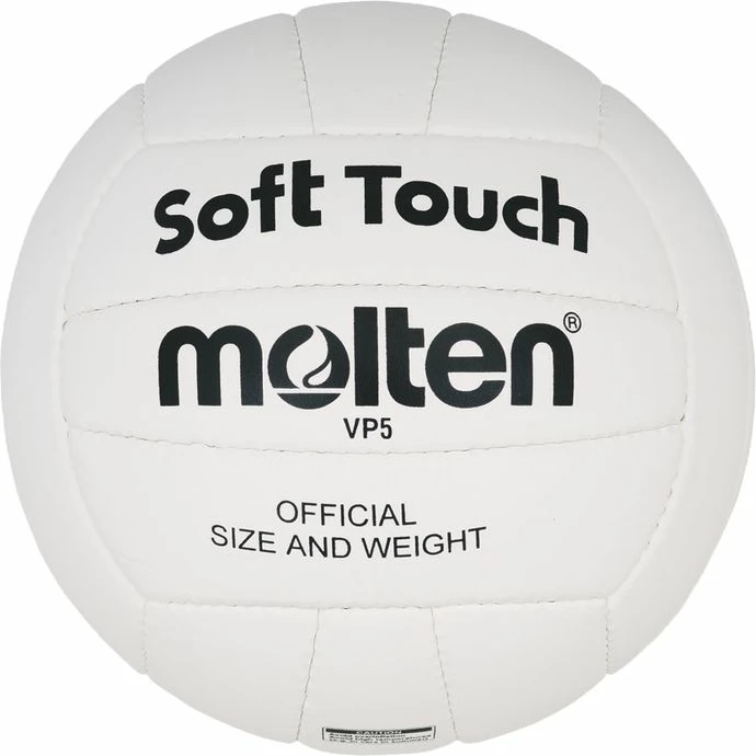 Volejbalna žoga Molten VP5 Soft Touch, za vse, bela