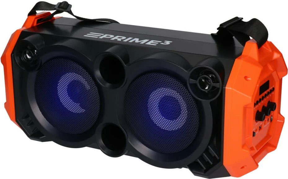 Prenosen zvočnik PRIME3 APS31 z Bluetooth in karaokе, 100 W, črno/oranžen