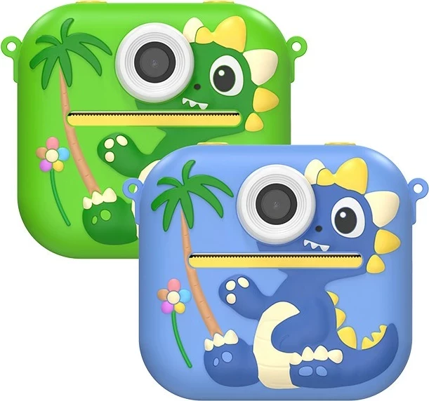 Fotoaparat, 48 MP, takojšnje tiskanje, 13 dodatkov, bel, Tracer DinoCam