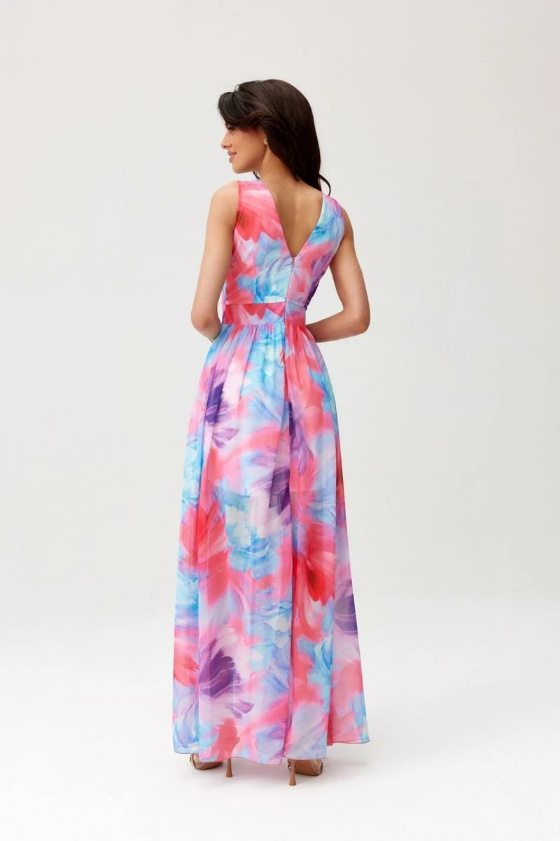 Maxi obleka Charlotte Roco Fashion 195907, večbarvna